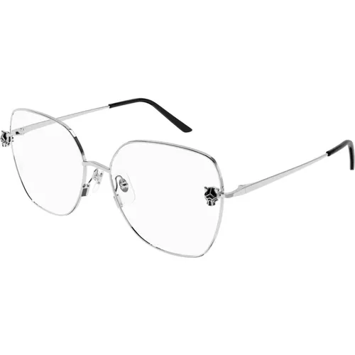 Metallische Optische Brille für Damen - Cartier - Modalova