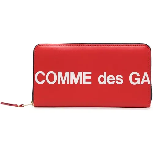 Smooth Leather Zip-Around Wallet , male, Sizes: ONE SIZE - Comme des Garçons - Modalova