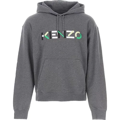Logo Hooded Sweatshirt for Men , male, Sizes: M - Kenzo - Modalova