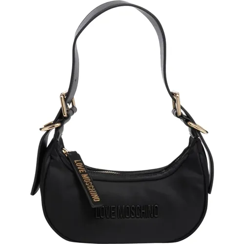 Stylish Hobo Bag with Adjustable Strap , female, Sizes: ONE SIZE - Love Moschino - Modalova