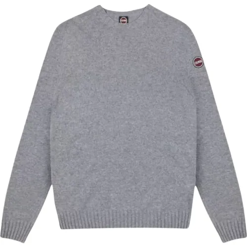 Cashmere Blend Grey Pullover Urban Style , male, Sizes: XL, 2XL - Colmar - Modalova