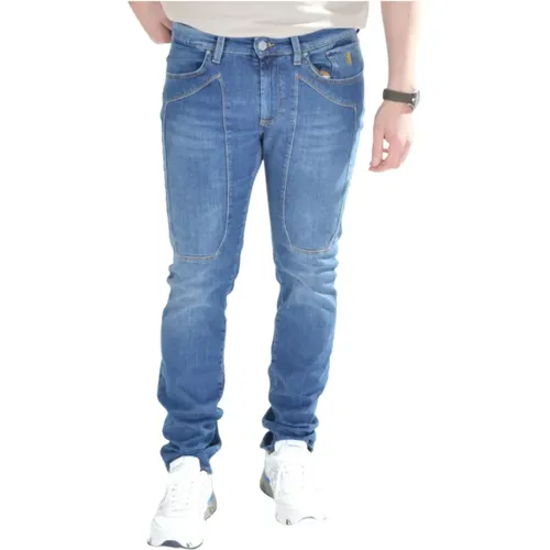 Slim Fit Denim Jeans , male, Sizes: W42, W40, W31 - Jeckerson - Modalova