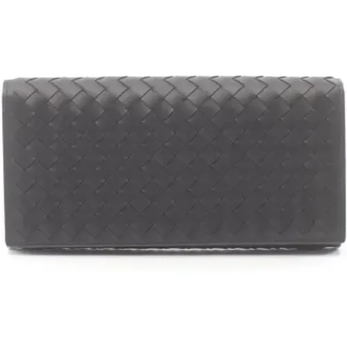 Pre-owned Leather wallets , female, Sizes: ONE SIZE - Bottega Veneta Vintage - Modalova