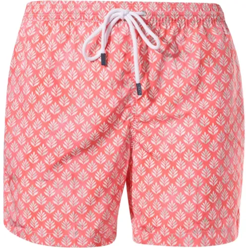 Orange Beach Shorts Elasticated Waist , male, Sizes: 2XL, L, XL - Barba - Modalova