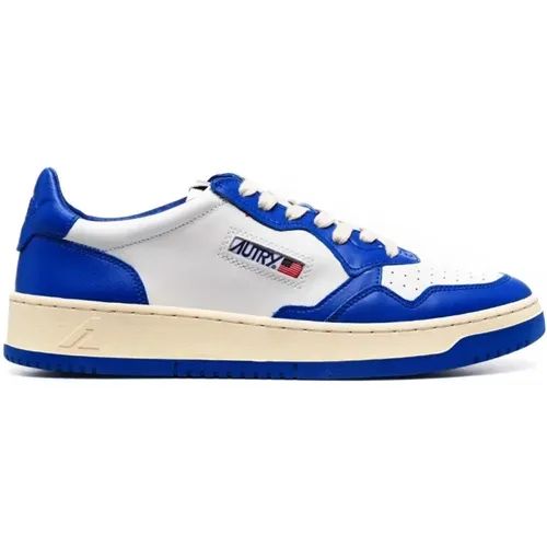 Two-tone Leather Sneakers , male, Sizes: 7 UK, 9 UK, 8 UK, 10 UK, 11 UK, 6 UK - Autry - Modalova