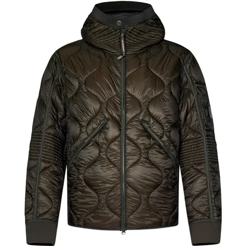 Quilted Nylon Down Jacket , male, Sizes: S, M, XL - C.P. Company - Modalova