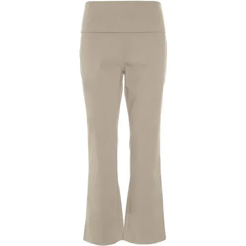 Magic Stretch Flared Trousers Stone , female, Sizes: M, S, L, 2XL, XL, XS - Bitte Kai Rand - Modalova