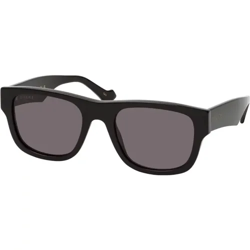 Quadratische Sonnenbrille in Farbe 001 - Gucci - Modalova