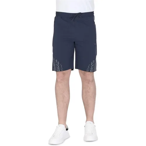 Polyester Navy Pants with Elastane , male, Sizes: M, L, XL, S - Hugo Boss - Modalova