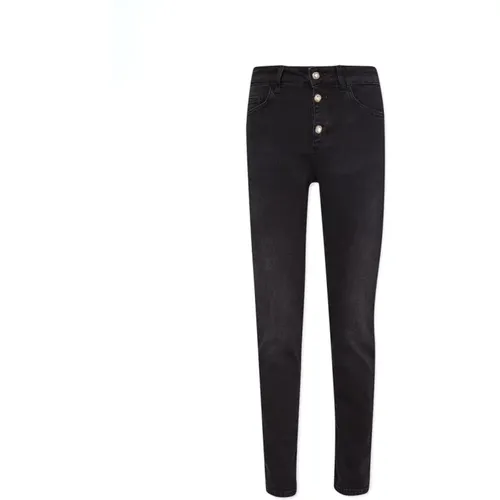 Schwarze Skinny Denim Jeans Bottom Up , Damen, Größe: W29 - Liu Jo - Modalova