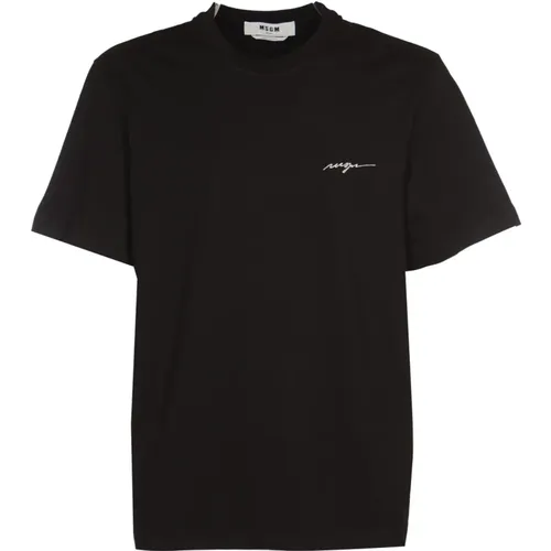 T-shirt and Polo Collection , male, Sizes: S - Msgm - Modalova