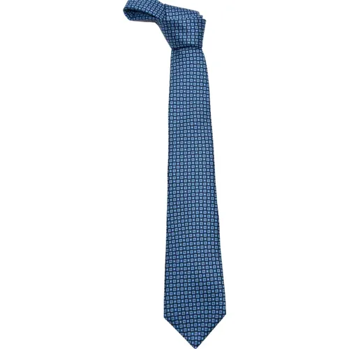 Geometric Tie, Made in Italy , male, Sizes: ONE SIZE - Kiton - Modalova