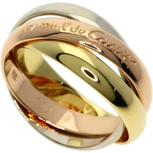 Pre-owned Gold rings , female, Sizes: ONE SIZE - Cartier Vintage - Modalova