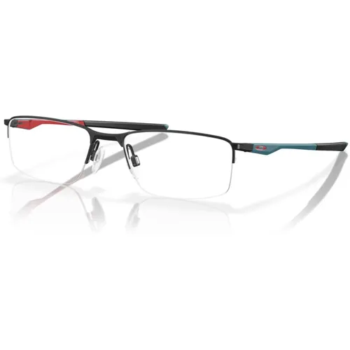 Black Satin Eyewear Frames , unisex, Größe: 54 MM - Oakley - Modalova