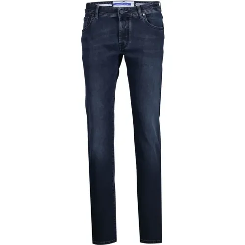 Slim Fit Nick Slim 622 Dark Jeans , male, Sizes: W35 - Jacob Cohën - Modalova