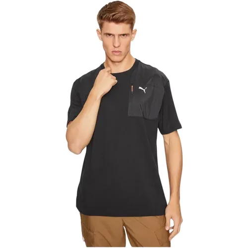 Open Road T-Shirt - Schwarz , Herren, Größe: M - Puma - Modalova