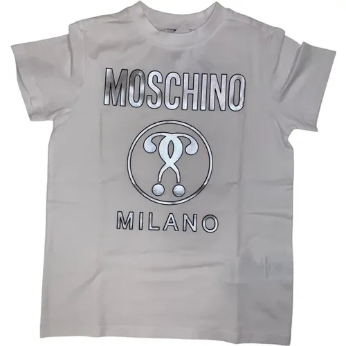Logo Boy T-Shirt Moschino - Moschino - Modalova