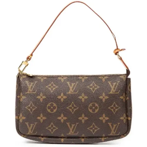 Pre-owned Canvas clutches , female, Sizes: ONE SIZE - Louis Vuitton Vintage - Modalova