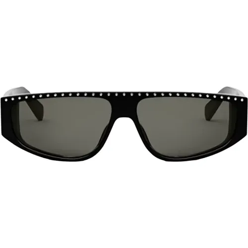 Schwarze Sonnenbrille für Frauen , Damen, Größe: 62 MM - CELINE - Modalova