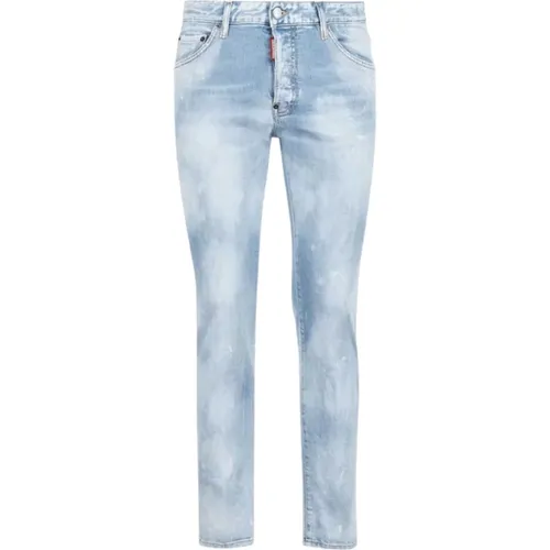 Blaue Slim Fit Jeans Ss22 Dsquared2 - Dsquared2 - Modalova