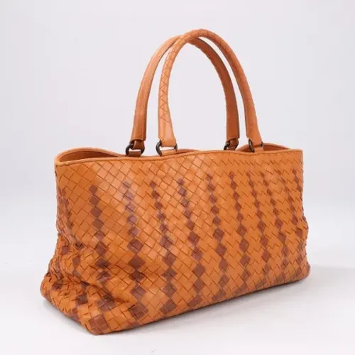 Pre-owned Leder schultertasche - Bottega Veneta Vintage - Modalova