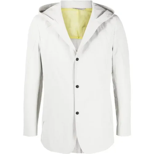 Stilvolle Hooded Jacket mit Knopfverschluss - Canali - Modalova