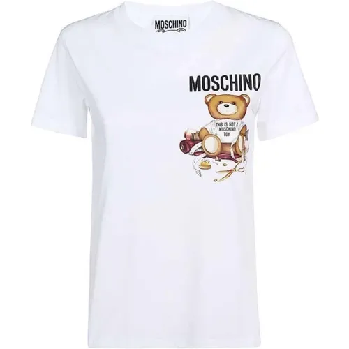 Casual Baumwoll T-shirt für Männer - Moschino - Modalova