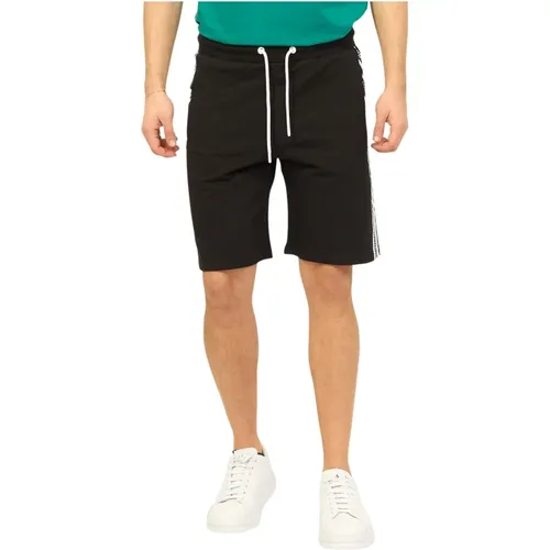 Cotton Mens Bermuda Shorts , male, Sizes: 3XL, L - Bikkembergs - Modalova