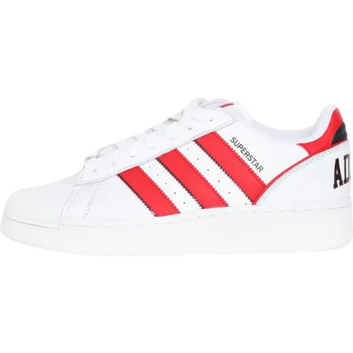 Superstar XLG Weiß Rote Sneakers - adidas Originals - Modalova