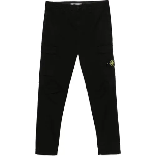 Cargo Trousers Slim Fit , male, Sizes: W33, W34, W30, W31 - Stone Island - Modalova