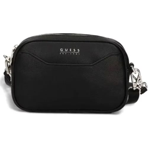 PU Leder Schultertasche - Schwarz - Guess - Modalova