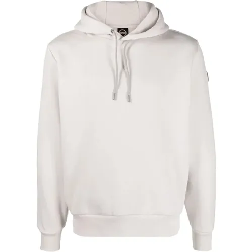 Kapuzenloser Sweatshirt Baumwolle Polyester Zusammensetzung , Herren, Größe: L - Colmar - Modalova