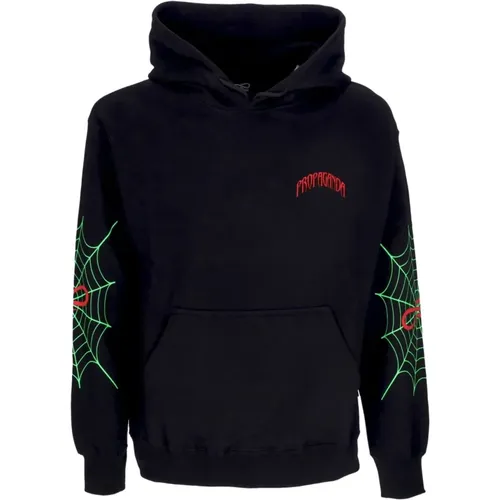 Triangle Web Hoodie Schwarz - Propaganda - Modalova