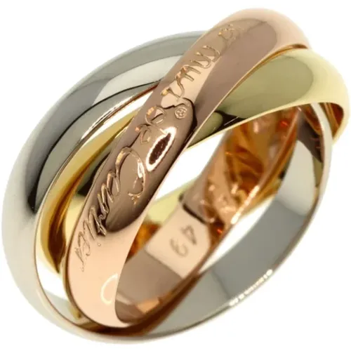 Pre-owned Gold rings , female, Sizes: ONE SIZE - Cartier Vintage - Modalova