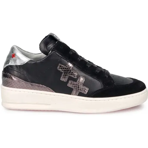 Leather Sneakers with Removable Insole , female, Sizes: 3 UK, 7 UK, 6 UK, 4 UK, 5 UK - Gio+ - Modalova