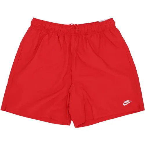 Mesh Badeshorts mit Taschen , Herren, Größe: L - Nike - Modalova