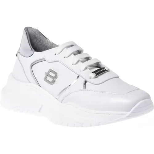 Sneaker in calfskin , female, Sizes: 5 1/2 UK, 7 UK, 8 UK, 5 UK - Baldinini - Modalova