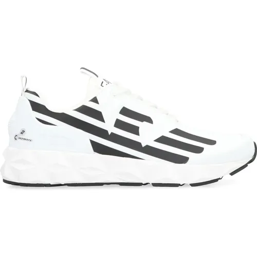 Sneaker mit kontrastierendem Farbdruck , Herren, Größe: 40 EU - Emporio Armani EA7 - Modalova