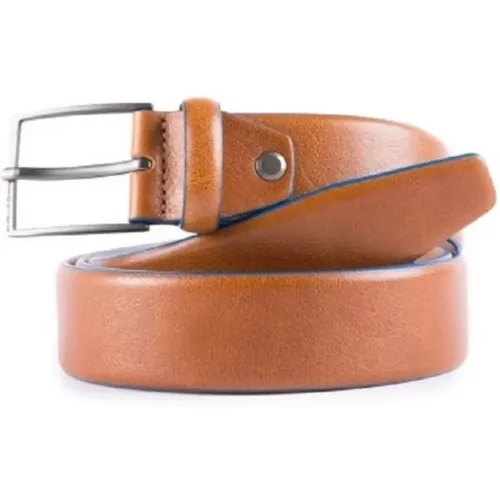 Leather Belts Blue Square Special , male, Sizes: ONE SIZE - Piquadro - Modalova