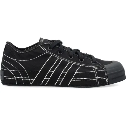 Schwarze Canvas Low Top Sneakers , unisex, Größe: 43 1/2 EU - Y-3 - Modalova