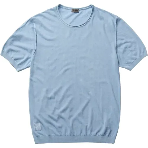 Stilvolle Crew Neck T-Shirts Blauer - Blauer - Modalova