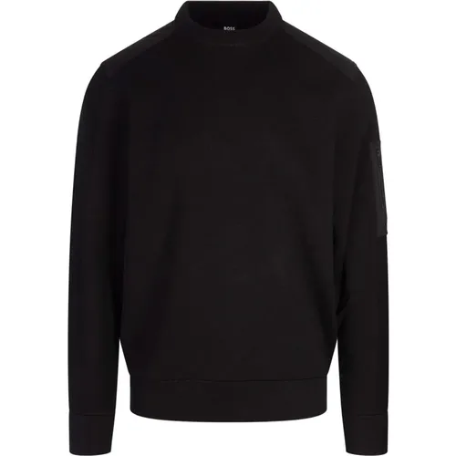 Sweater with Zip Pocket , male, Sizes: S, XL, 2XL, M, L - Hugo Boss - Modalova