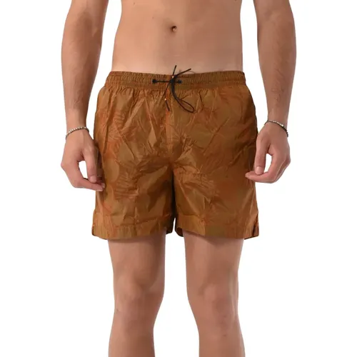 Hyper Hibiscus Tramontana Swim Shorts , male, Sizes: S, XL, M - RRD - Modalova