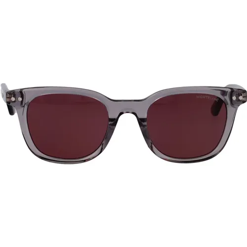 Stylish Sunglasses for Sunny Days , male, Sizes: 49 MM - Montblanc - Modalova