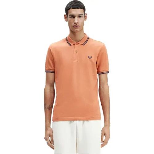 Polo mit kurzen Ärmeln , Herren, Größe: 2XL - Fred Perry - Modalova