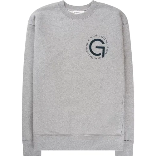 Lteddy Pullover in Grau , Herren, Größe: M - The GoodPeople - Modalova