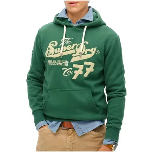 Embroidered Sweatshirt for Everyday Comfort , male, Sizes: M, S, L, XL - Superdry - Modalova