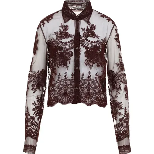 Shirts for Women Aw24 , female, Sizes: 2XS - Ermanno Scervino - Modalova