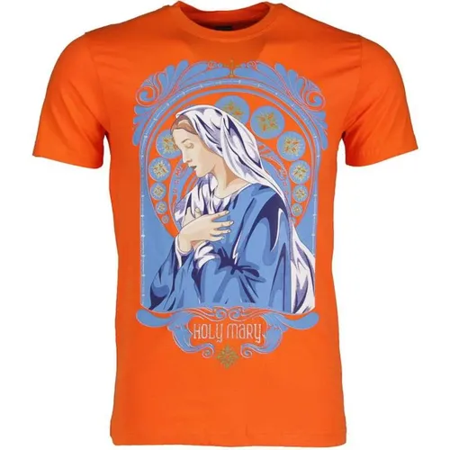 Mary Print - T-Shirt Herren - 51006O - Local Fanatic - Modalova