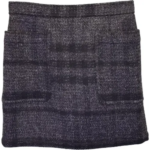 Pre-owned Wool bottoms , female, Sizes: XL - Burberry Vintage - Modalova
